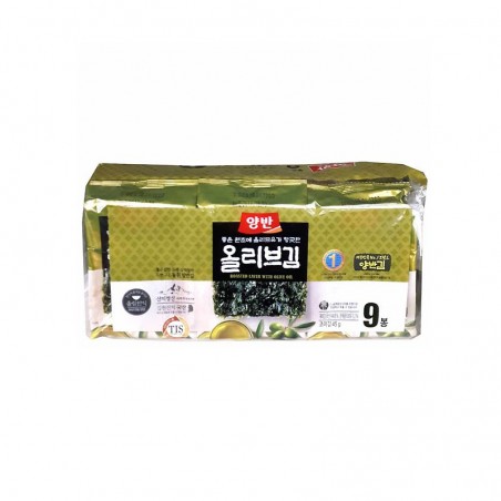 DONGWON DONGWON Seetang mit Olivenöl, gewürzt, geschnitten (4,5gx 9) 1