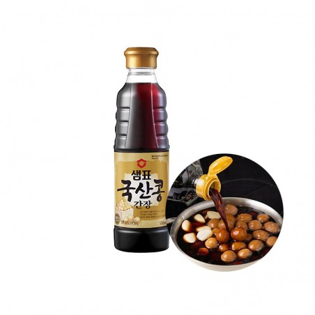 SEMPIO SEMPIO soy sauce, naturally brewed from Korean soybeans 500ml (BBD : 25/02/2023) 1