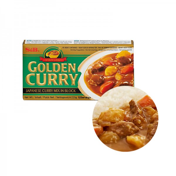  S&B Curry medium hot 220g 1