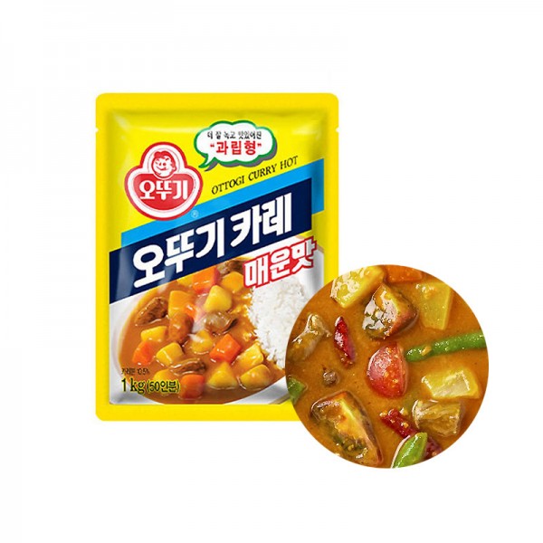 OTTOGI 오뚜기 카레가루 매운맛 1kg 1