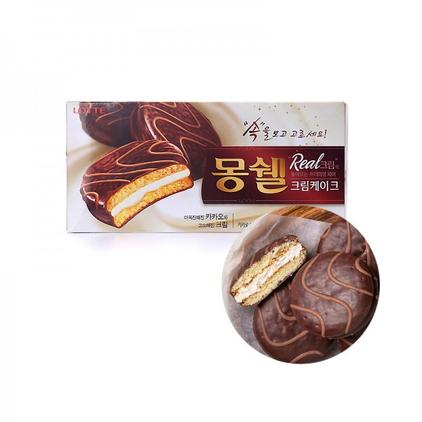 LOTTE LOTTE Moncher Cream Cake 192g (32g x 6) 1