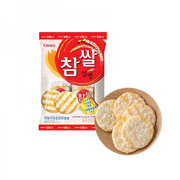 CROWN CROWN Reis Cracker süß 128g(MHD : 11/07/2023) 1