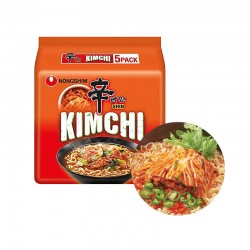 NONG SHIM NONGSHIM Instant Noodle Kimchi Multipack (120g x 5) 1