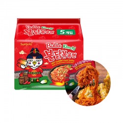  SAMYANG Ramen Hot Chicken Kimchi Multi-Pack(135g x 5)(MHD : 03/2023) 1