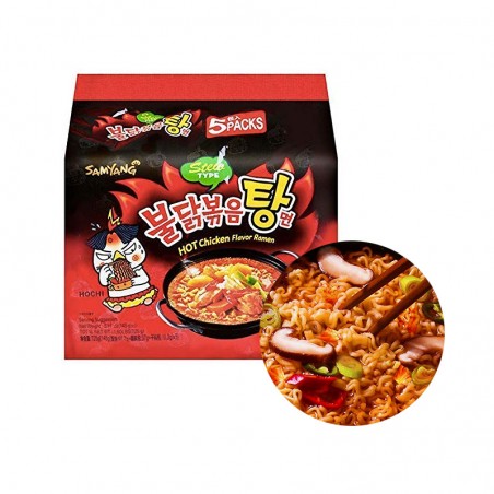  SAMYANG Instant Noodle Hot Chicken Stew Multi-Pack (145gx 5) 1