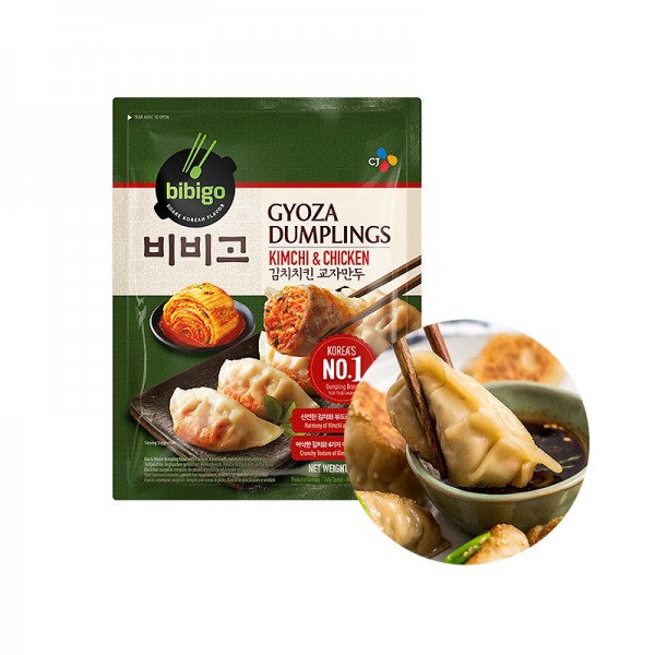 CJ BIBIGO (FR) CJ BIBIGO Gyoza Dumplings Kimchi & Chicken 600g 1