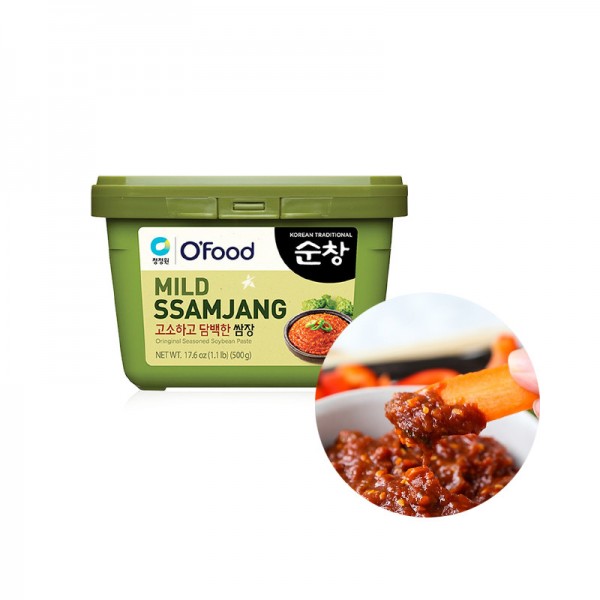 CHUNGJUNGONE CHUNGJUNGONE O'Food Soybean paste, seasoned (Ssamjang) 500g (BBD : 16/04/2024) 1