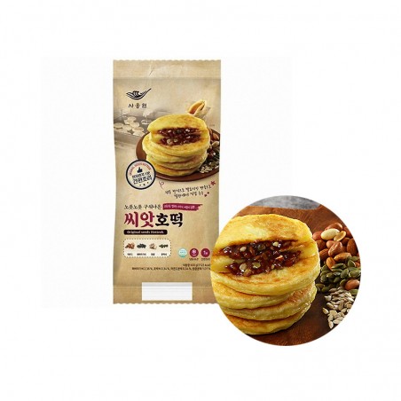 SAONGWON (TK) SAONGWON Koreanischer Pfannkuchen mit Honig & Nüsse Hotteok 400g 1