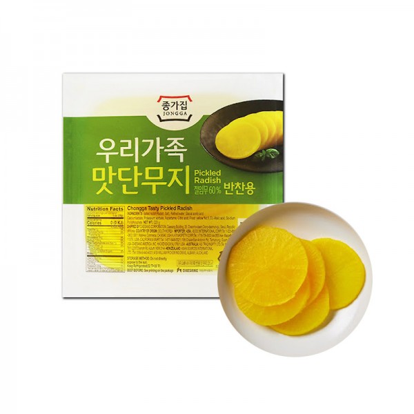 JONGGA (Kühl) Chungjungone Gelber Rettich geschnitten 220g 1