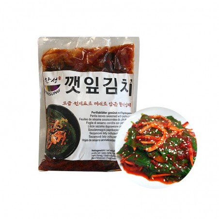 HANSUNG (RF) (K-FOOD) Sesame leaves flavored with paprika paste 1kg 1