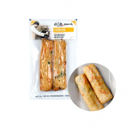 GORAESA (냉동) 고래사어묵 야채어묵 130g (유통기한: 30/08/2023) 1
