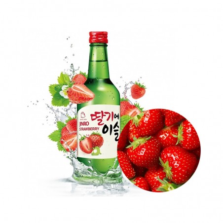 HITE JINRO JINRO Soju Chamisul Strawberry (13% Alc.) 360ml 1