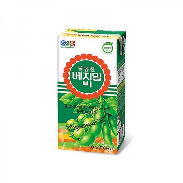 베지밀 비 (팩) 달콤한 두유 190ml 베지밀 비 (팩) 달콤한 두유 190Ml