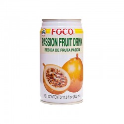 FOCO Passionfruit juice in can 350ml 1