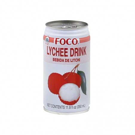  FOCO Lychee juice in can 350ml 1