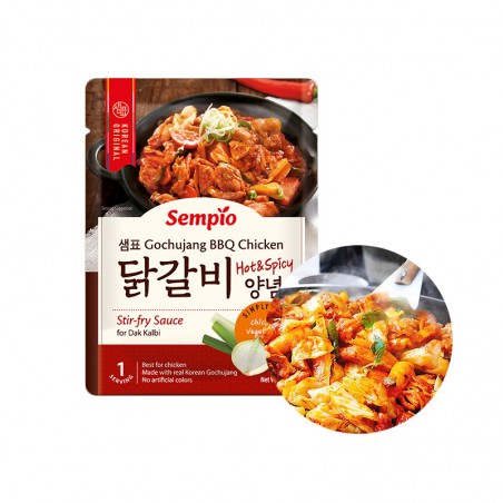 SEMPIO SEMPIO Stir-fry Sauce for Gochujang BBQ Chicken (Hot) 90g 1