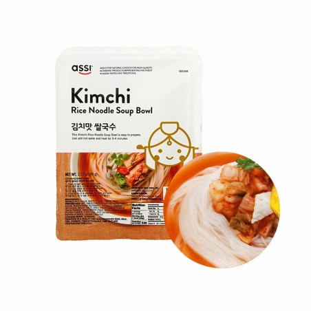 ASSI ASSI Cup Noodles Rice Noodle Kimchi 90g 1