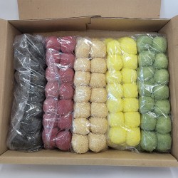  (FR) SODAM FOOD Five Color Rice Cake Gyeongdan 3kg (150pcs) 1