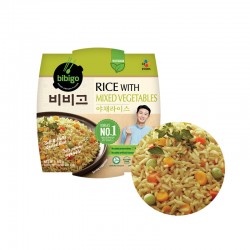 CJ BIBIGO BIBIGO Reis mit gemischtem Gemüse 160g (MHD : 17/12/2022) 1