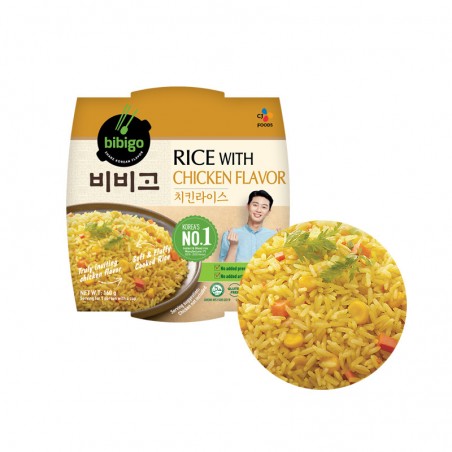 CJ BIBIGO BIBIGO rice with Chicken Flavored 160g 1