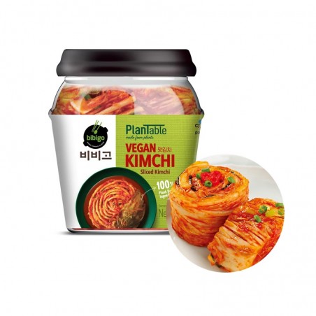 CJ BIBIGO CJ BIBIGO PlanTable Vegan Kimchi Sliced 500g (BBD: 17/09/2022) 1