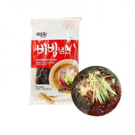 ASSI ASSI Bibim Cold Noodles with spicy sauce 612g 1