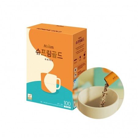  MAXIM Instant Supreme Gold Kaffee Mix (13,5g x 100) (BBD : 20/09/2023) 1