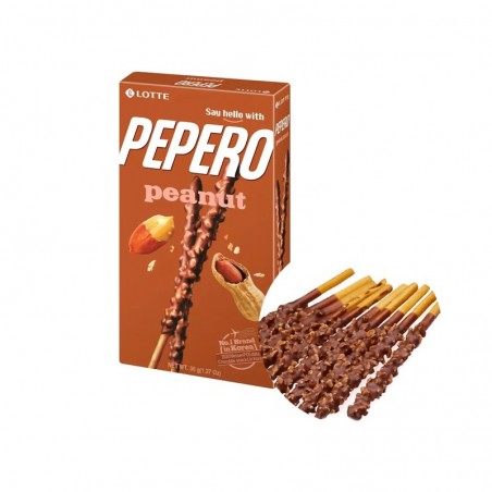 LOTTE LOTTE Pepero Peanut 36g(BBD : 19/04/2023) 1