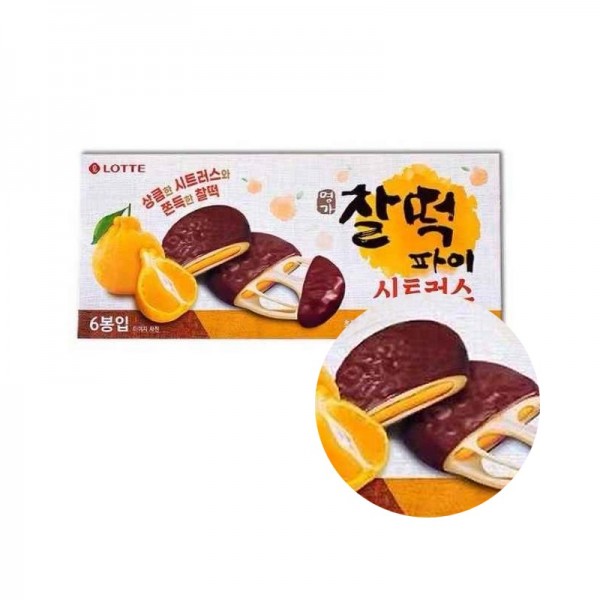 LOTTE LOTTE Rice cake with citrus 180g(30 x 6) MHD:30/10/2025 1