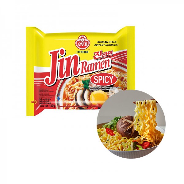 OTTOGI Instant Noodle Jin Ramen Spicy 120g