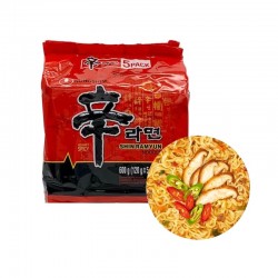 NONG SHIM NONGSHIM Instant Noodle Shin Ramen Multipack (120g x 5)(BBD : 16/02/2023) 1