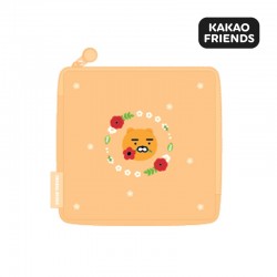  Kakao Friends Flower Theme Square Pouch - RYAN/APEACH/TUBE/NEO 1