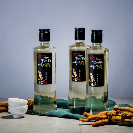LOTTE 태평주가 진심 홍삼주 세트 (375ml x 3) 1,125ml 1