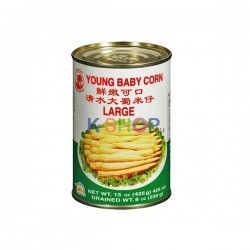 COCK COCK YOUNG BABY CORN IN BRINE 425g 1