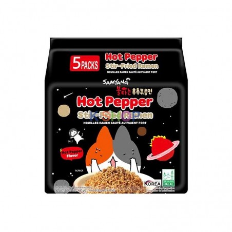 SAMYANG SAMYANG Hot Pepper Stir-Freid Ramen Multi (120g x 5) 1