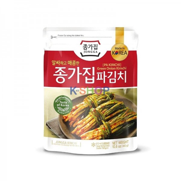 JONGGA (Kühl) Jongga Grüne Zweibel Kimchi 300g 1 JONGGA (Kühl) Jongga Grüne Zweibel Kimchi 300g 1