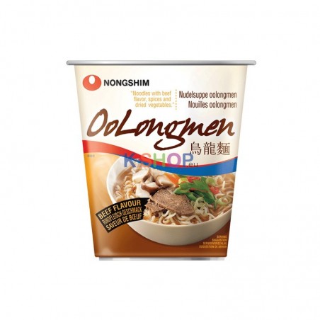 NONG SHIM NONGSHIM Oolongmen Cup Noodle Beef 75g 1