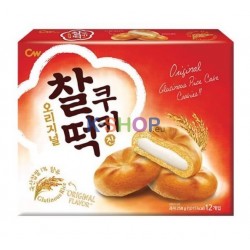  CHUNGWOO Rice Cake Cookies with Sugar and Sweetener 258g (21.5g X 12) 1