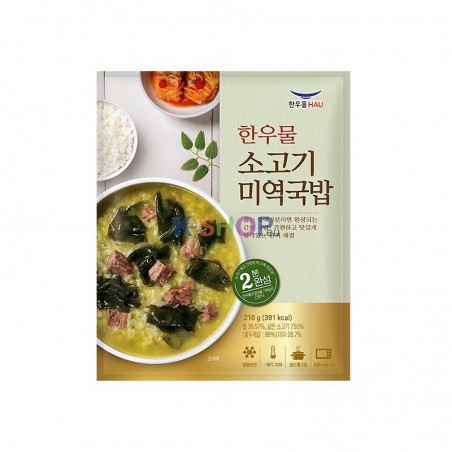  (냉동) 한우물 소고기 미역국밥 210g 1