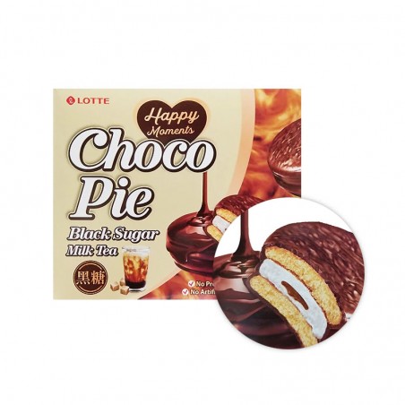 LOTTE 롯데 초코파이 흑당밀크티 12개입 336g (28gx12) 1
