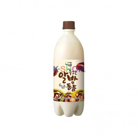  우리술 알밤동동 막걸리 6% 750ml (Einweg) zzgl. 0,25€ Pfand 1