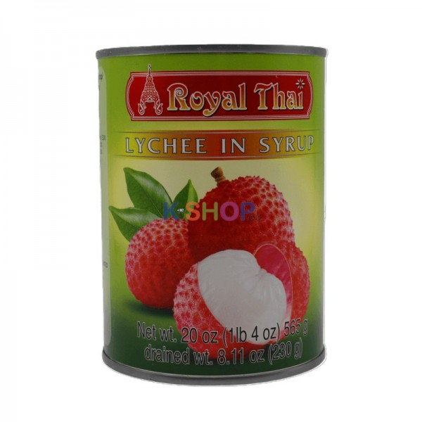 ROYAL Thai Litschis in sirup 565g (Abtropfgewicht 230g) 1