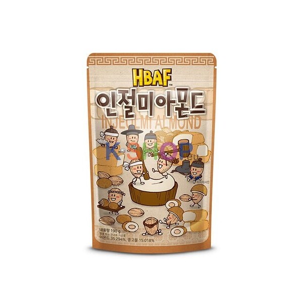 HBAF HBAF Injeolmi Almond 120g 1