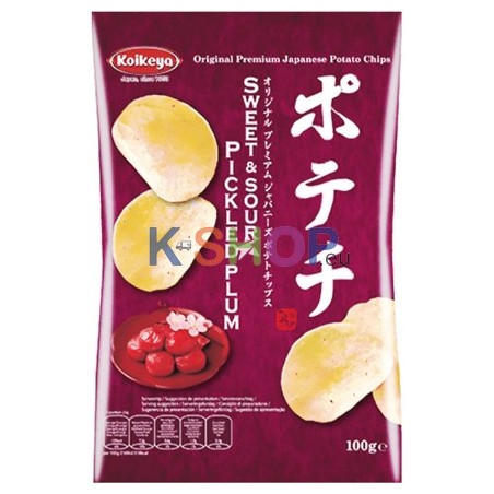  KOIKEYA Potato Chips Sweet & Sour Pickled Plum 100g 1