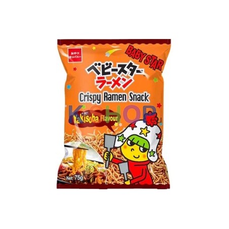  BABYSTAR Ramen Snack Yakisoba Flavor 75g 1
