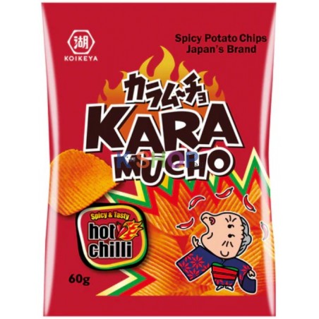  KOIKEYA 카라무초 콘스낵 핫칠리 감자칩 (빨강) 60g 1