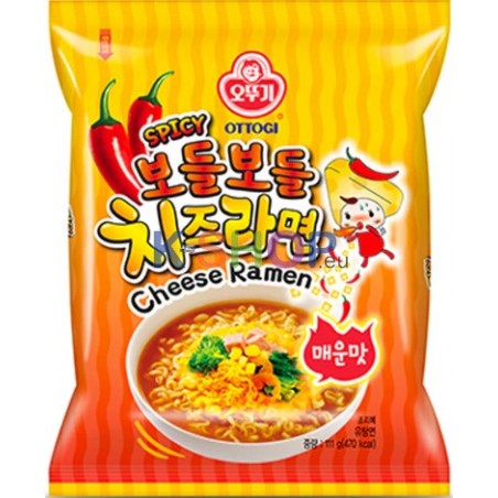  오뚜기 보들보들 치즈라면 매운맛 111g 1