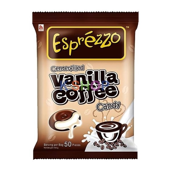  ESPREZZO Centerfilled Vanilla Coffee Candy 150g 1