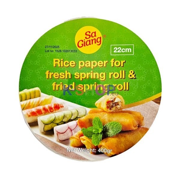 SA GIANG Rice Paper (22cm) 400g 1 SA GIANG Rice Paper (22cm) 400g 1