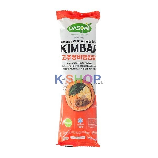  (FR) DASOMI Vegan Chili Paste Kimbap 230g 1